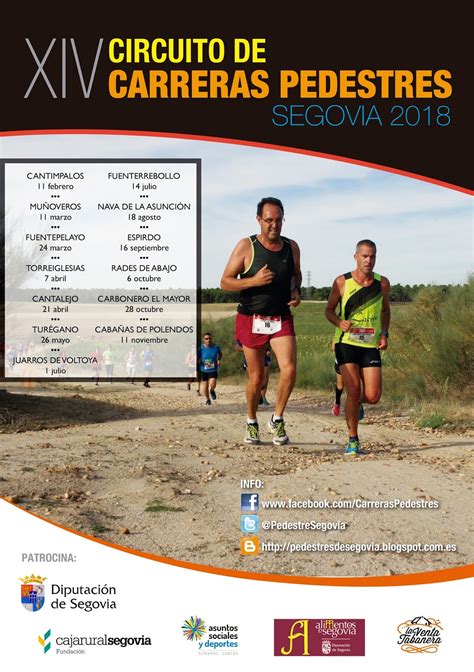 Circuito Carreras Pedestres de Segovia PRESENTACIÓN CIRCUITO PEDESTRE 2018