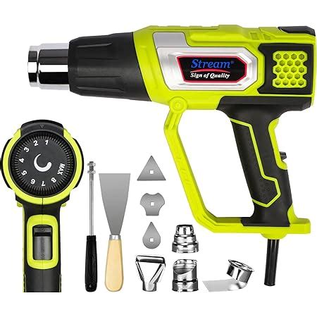 SEEKONE Professional Heat Gun 2000W 50 600 With Large Digital LCD Display Industrial Hot Air