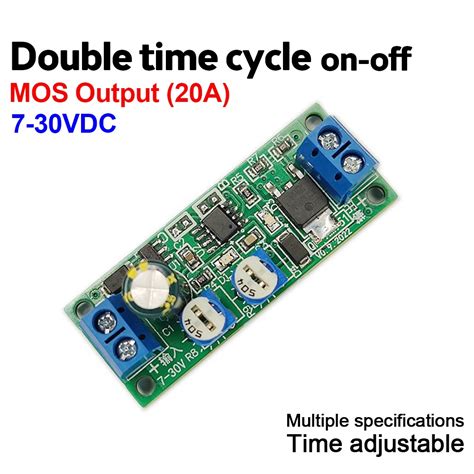 Dc V Digital Led Relay Board Dual Mos Trigger Cycle Timing Circuit