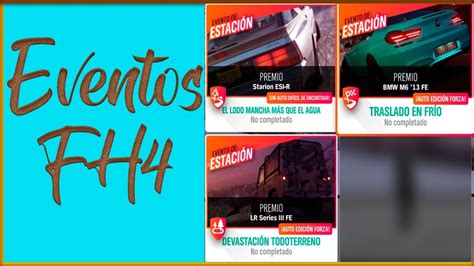 Forza Horizon 4 Invierno Serie 68 TODOS LOS EVENTOS Con Enlace En La