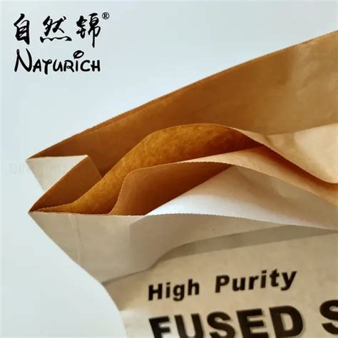 3 Layers Hot Melt Glue Seal Peal And Seal Kraft Paper Packaging Bag For Food Chemical Material