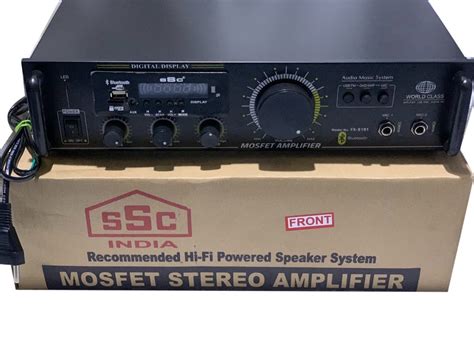 SSC 2400W Mosfet Stereo Amplifier at Rs 1600 in New Delhi | ID: 25304447173