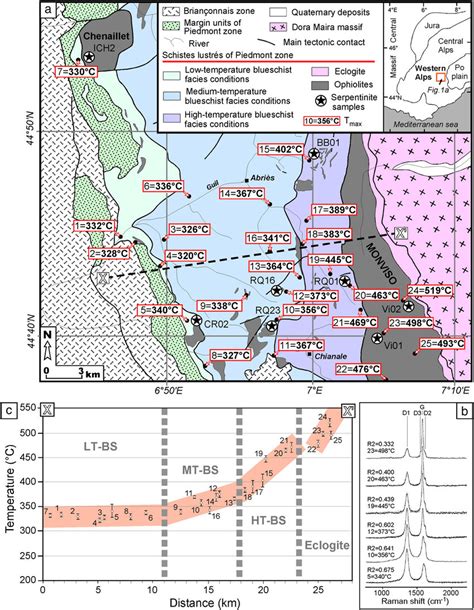 A Tectonic Sketch Map Of The Southwestern Alps And T Max Results Of