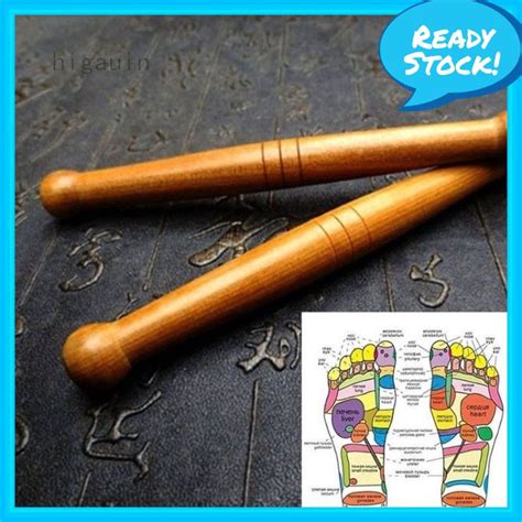 Wooden Massage Acupuncture Reflexology Stick Shopee Malaysia