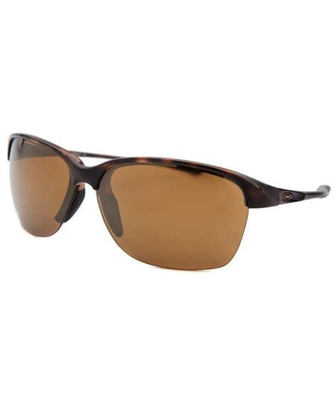 Oakley Women's Unstoppable Semi-rimless Tortoise Sunglasses in Black | Lyst