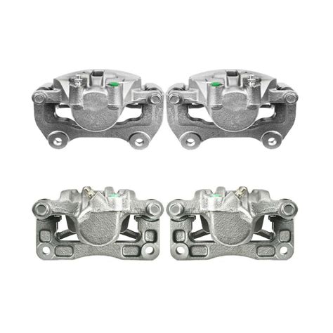 Geelife Front And Rear Brake Calipers With Bracket Set Of 4 For 2010