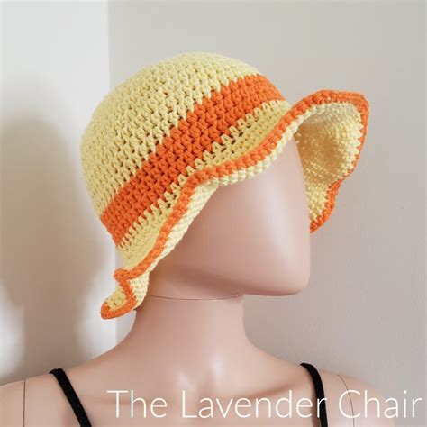 Avas Summer Sun Hat Adult Crochet Pattern Pdf File Download The Lavender Chair Instant Download