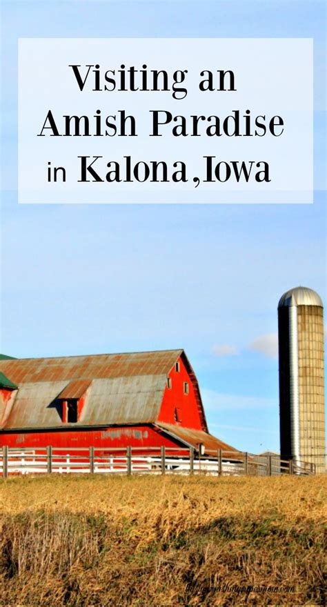 Visiting an Amish Paradise in Kalona Iowa - ThirtySomethingSuperMom