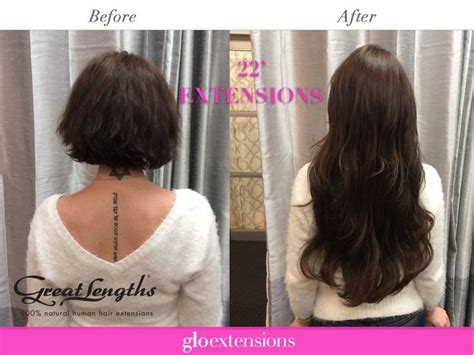 Great Lengths Hair Extensions Before and After by Glo Extensions Denver ...