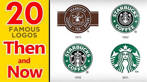 Evolution History Of Famous Logos Then And Now Famous Logos Logo ...