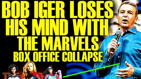 Bob Iger Loses It With The Marvels Box Office Collapse And Backlash