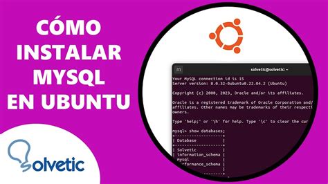 Cómo Instalar Mysql En Ubuntu Youtube