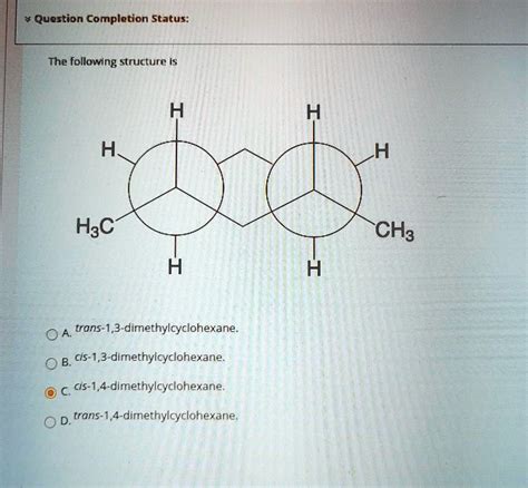 Solved Question Completion Status The Followlng Structure Is Hac Cha