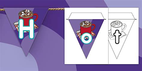 Hot Cocoa Stand Dramatic Play Bunting Teacher Made