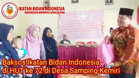 Baksos Ibi Cab Purworejo Hut Ke Th Program Stunting Di Desa