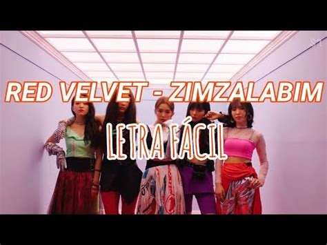 Red Velvet Zimzalabim Letra Fácil Pronunciación YouTube