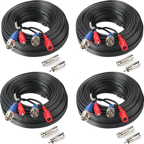 Amazon Wildhd Bnc Cable X Ft All In One Siamese Video And