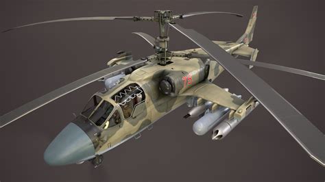 Kamov Ka-52 "Alligator" Camo Basic Animation