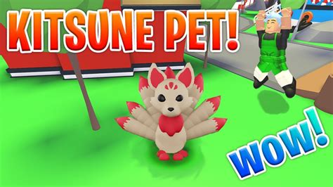 Kitsune New Adopt Me Pet Render Roblox Youtube