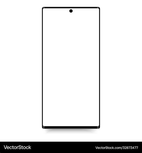 Smartphone Shape A Modern Mobile Phone Royalty Free Vector