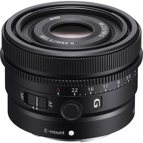 Sony FE 50mm f/2.5 G Lens SEL50F25G B&H Photo Video