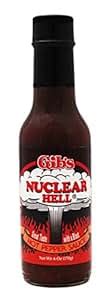 Amazon Gib S Nuclear Hell Hot Pepper Sauce OZ Grocery Gourmet Food