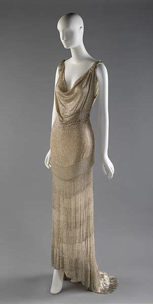 House Of Worth Evening Dress French The Met 1920s Evening Dress