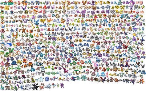 All Pokemon Sprites 718