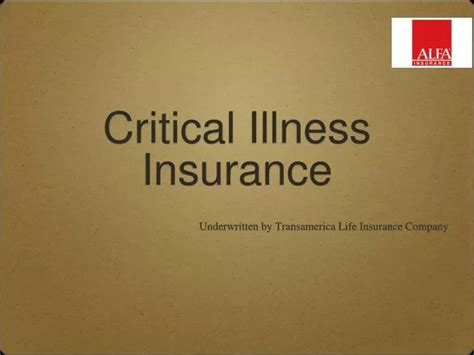 Ppt Critical Illness Insurance Powerpoint Presentation Free Download