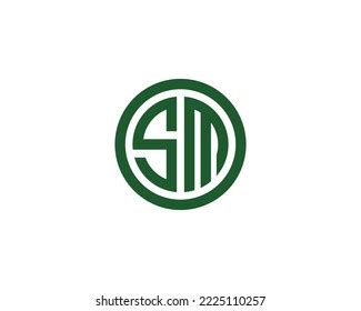 Sm Logo Design Vector Template Stock Vector (Royalty Free) 2225110257 ...