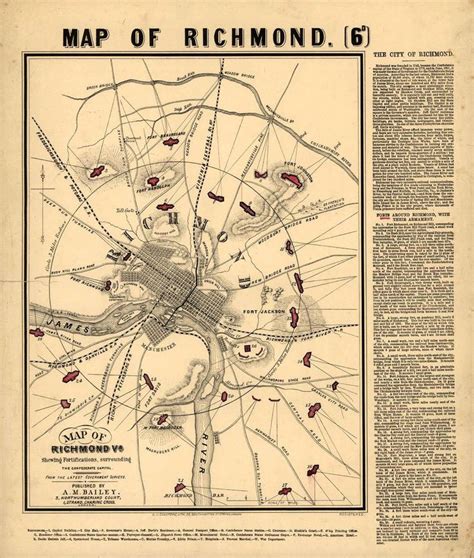 Old Map Of Richmond Va Richmond Va Pinterest