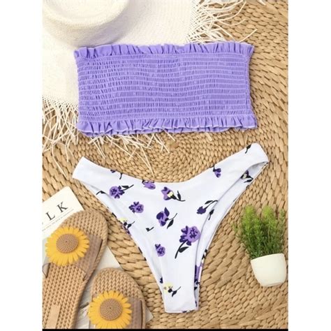 ชดวายนำ bikini บกน วนพท towpiece สายฝอ Shopee Thailand