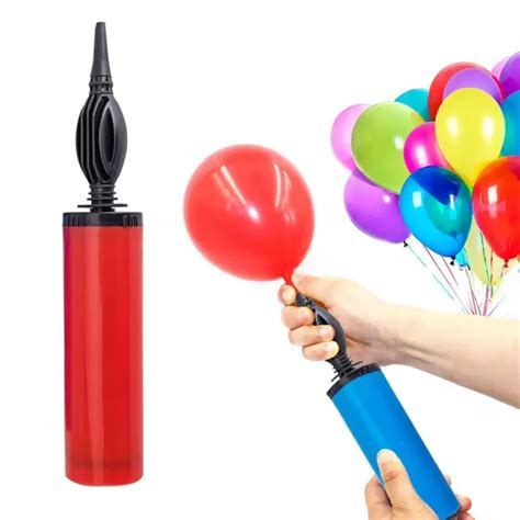 Balloon Pump Hand Machine For Foil Balloons And Inflatable Toys Party