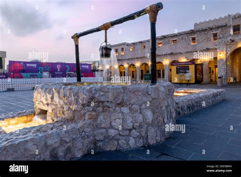 Souq Waqif Es Un Zoco En Doha En El Estado De Qatar El Souq Es