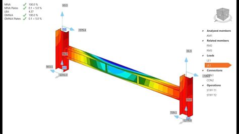 Idea Statica Mna Materially Non Linear Analysis Linear Buckling