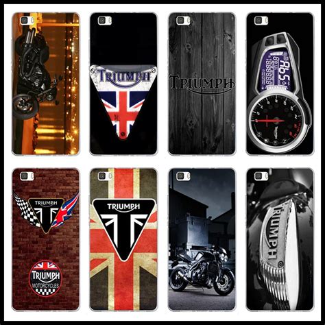 Compact Triumph Motorcycle Logo Uk Soft Tpu Cell Phone Cases For Huawei P8 P9 P10 P20 Mate 10