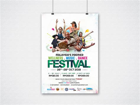 Wellness Music Dance Festival Poster Flyer On Behance