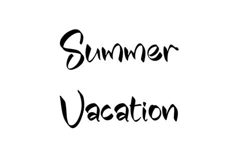 Summer Vacation Font Free Font Download