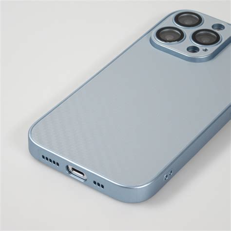 Iphone Pro Max Case H Lle Straffes Silikon Mit Karbon Look