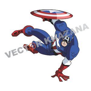 Captain America shield vector | Captain America Vector Image, SVG, PSD ...