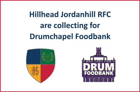 Hillhead Jordanhill RFC are collecting for Drumchapel Foodbank ...