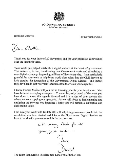 Martha Lane Fox Resignation Letter Gov Uk