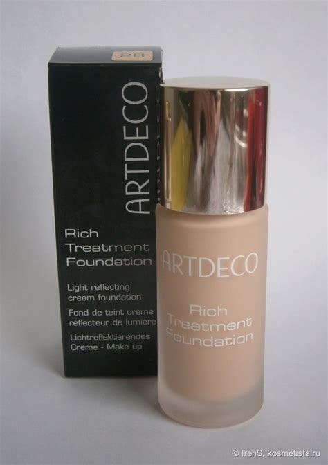 Просто хороший тональник). ArtDeco Rich Treatment Foundation в оттенке ...