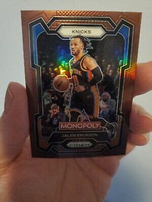 Prizm Monopoly Jalen Brunson Brown New York Knicks