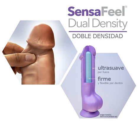 Au Naturel Dildo Doble Densidad 20 3 Cm Moca