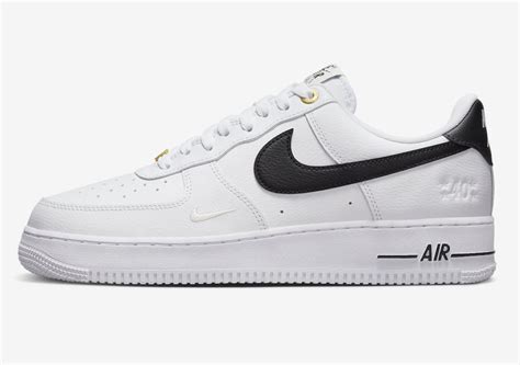 Nike Air Force 1 Low 40th Anniversary White Black Dq7658 100 Release Date Sbd