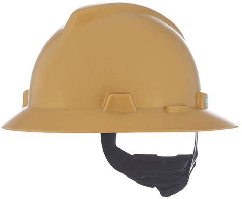 Airgas Msa814053 Msa Yellow V Gard® Polyethylene Full Brim Hard Hat