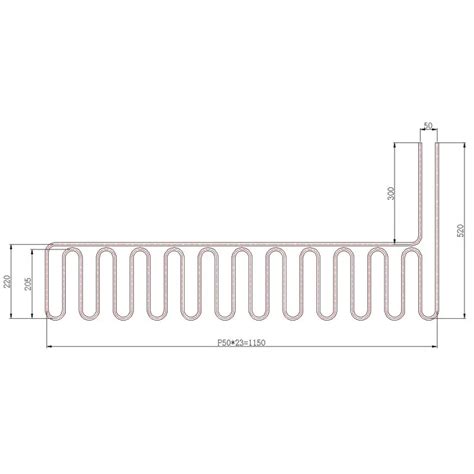 Evaporateur Plaques Froides Mod Le Tube En Cuivre X Mm