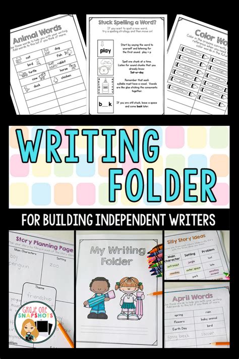 Writing Folder Writing Folders Elementary Writing Ela Writing