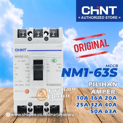 Jual Mccb Breaker Chint Nm S Nm S P A A A A A A A